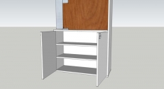Papillon - Garderobenschrank