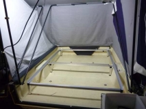 Lattenrost erhöht Eigenbau