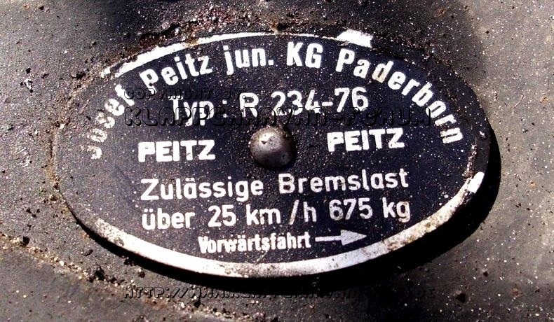 Typenschilder