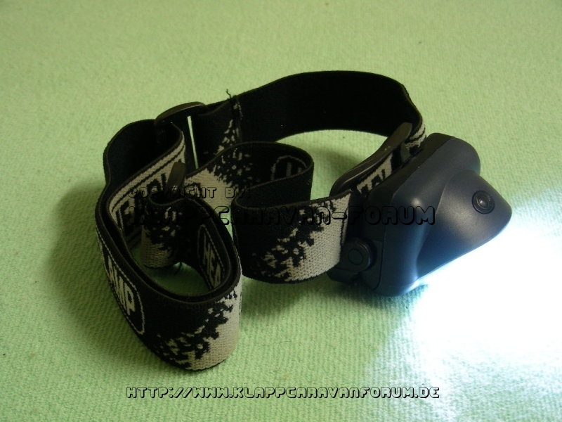 Stirnlampe - prima zum Lesen