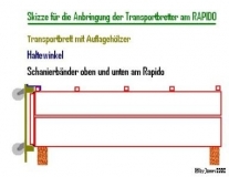 Transport bzw. Rollbrett für RAPIDO Confort, Record und Export