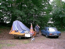 Klepper Piroschka Aufbau in Bildern