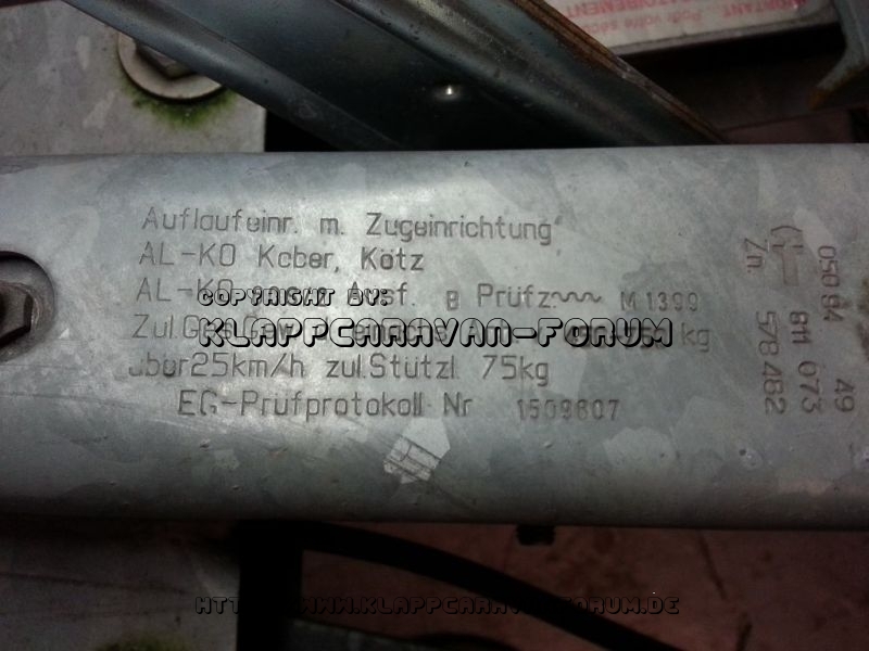 DeichselKopf und Achse